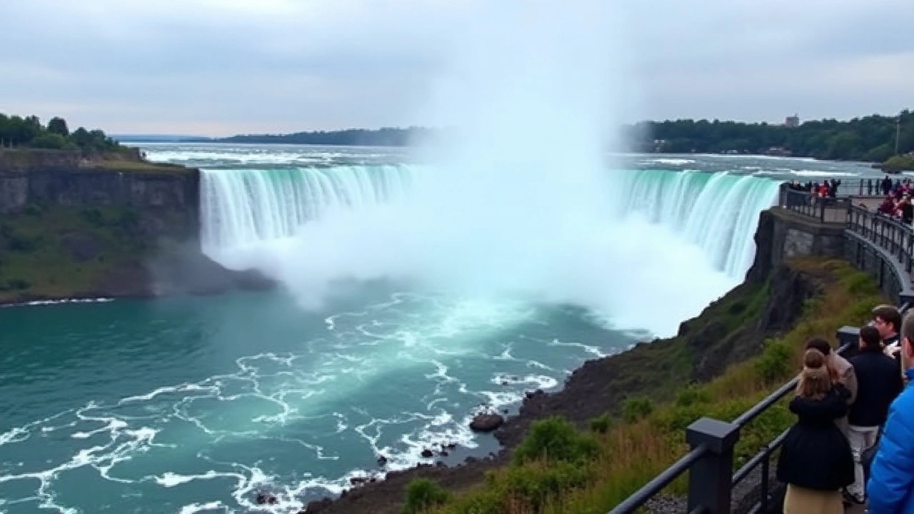 Tragic Incident at Niagara Falls: Mother Plunges Over with Her Two Children