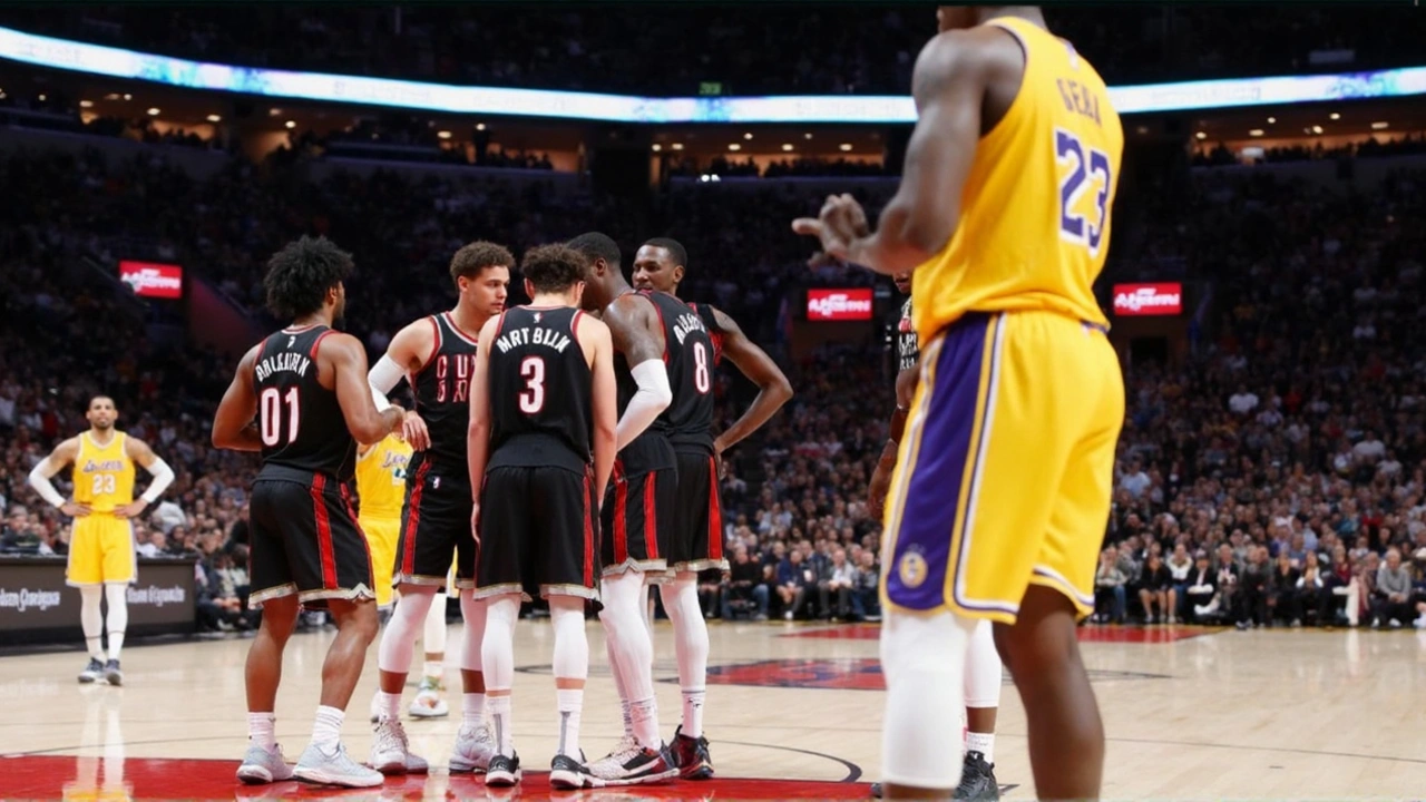 Lakers Triumph Over Trail Blazers in A Tight 122-114 NBA Showdown